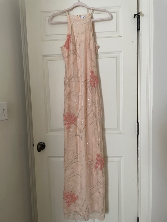 Badgley Mischka Dresses & Skirts - Badgley Mischka Blush Pink Floral Gown